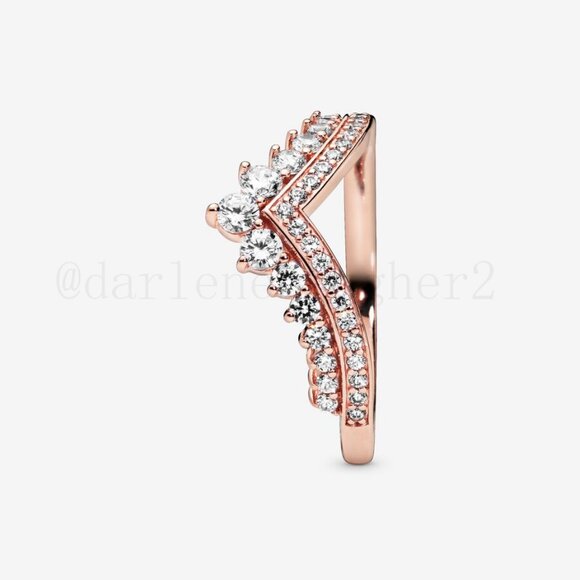 Pandora Princess Wishbone Ring - Picture 4 of 8